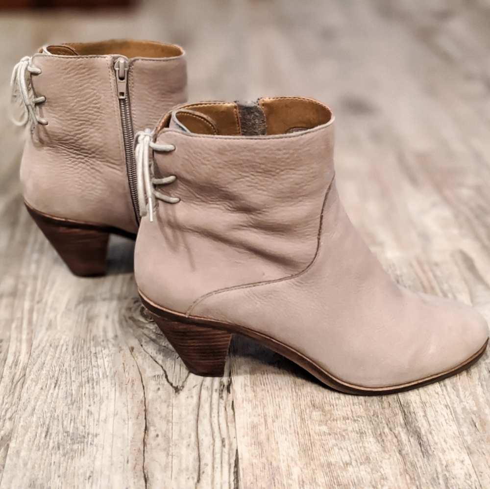 LUCKY BRAND Leather Booties Size 10 - Picture 4 of 5